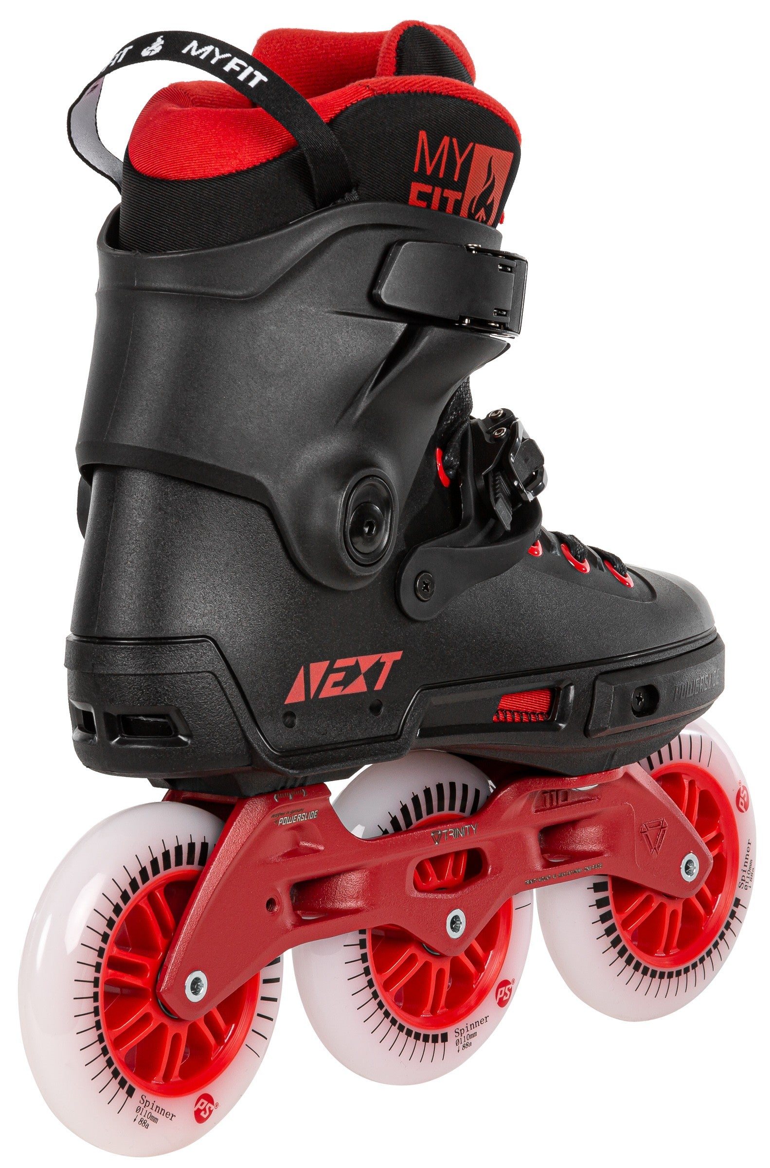 Patines Powerslide Next Black Red 110