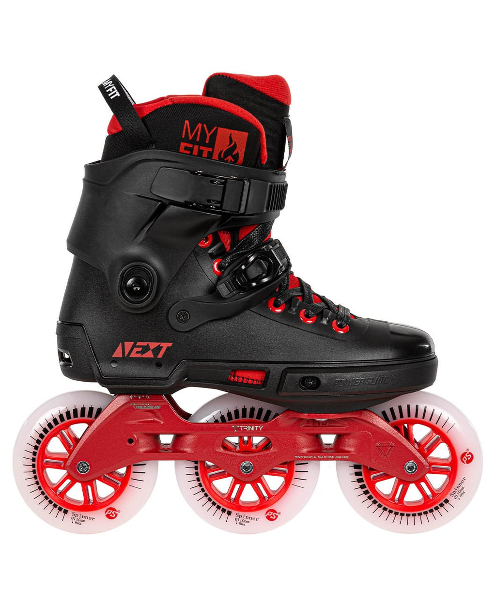 Patines Powerslide Next Black Red 110