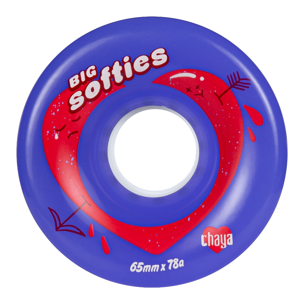Ruedas Chaya Big Softies Purple 65mm (4-Pack)