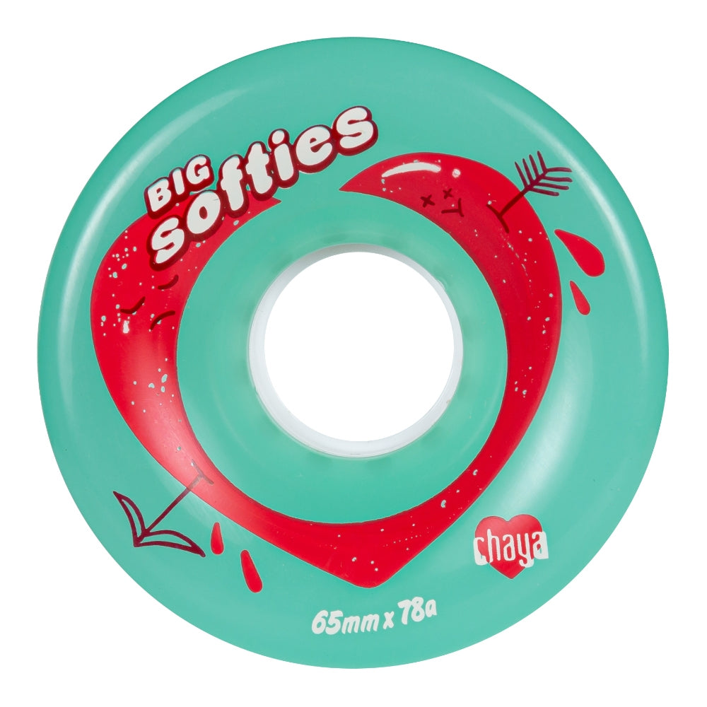 Ruedas Chaya Big Softies Teal 65mm (4-Pack)