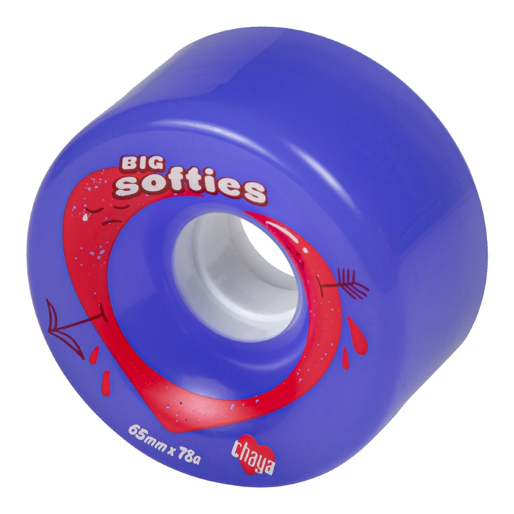 Ruedas Chaya Big Softies Purple 65mm (4-Pack)