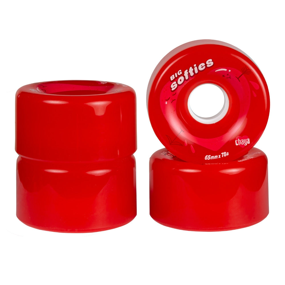 Ruedas Chaya Big Softies Red 65mm (4-Pack)