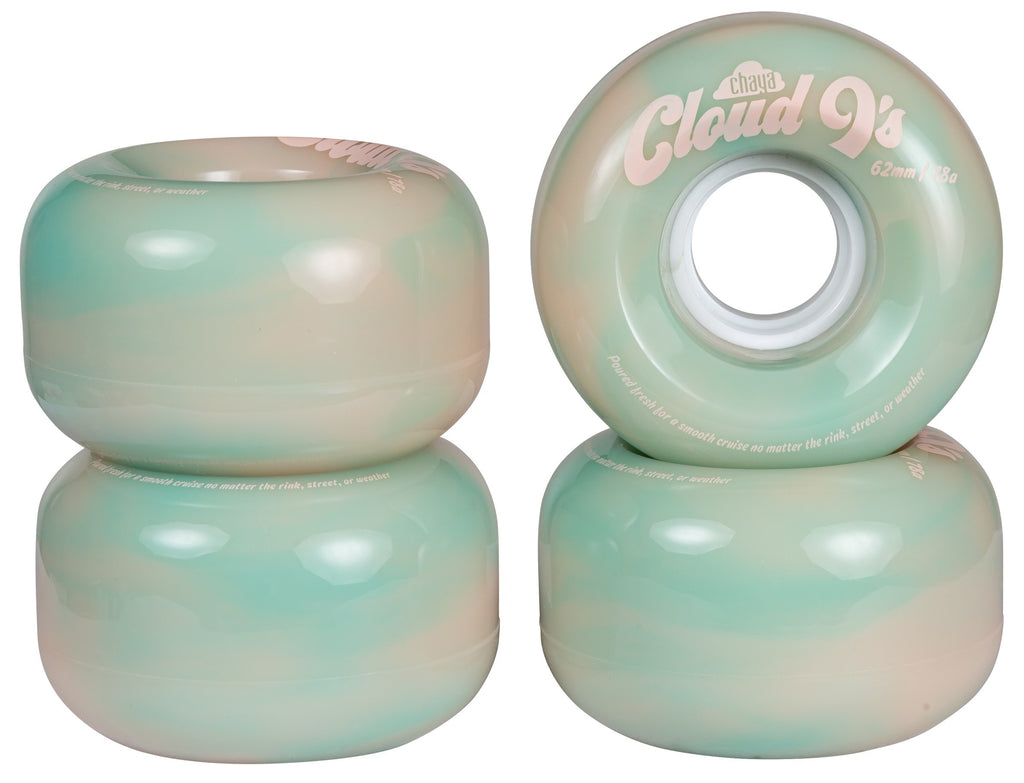 Ruedas Chaya Cloud 9's 62mm (4-Pack)