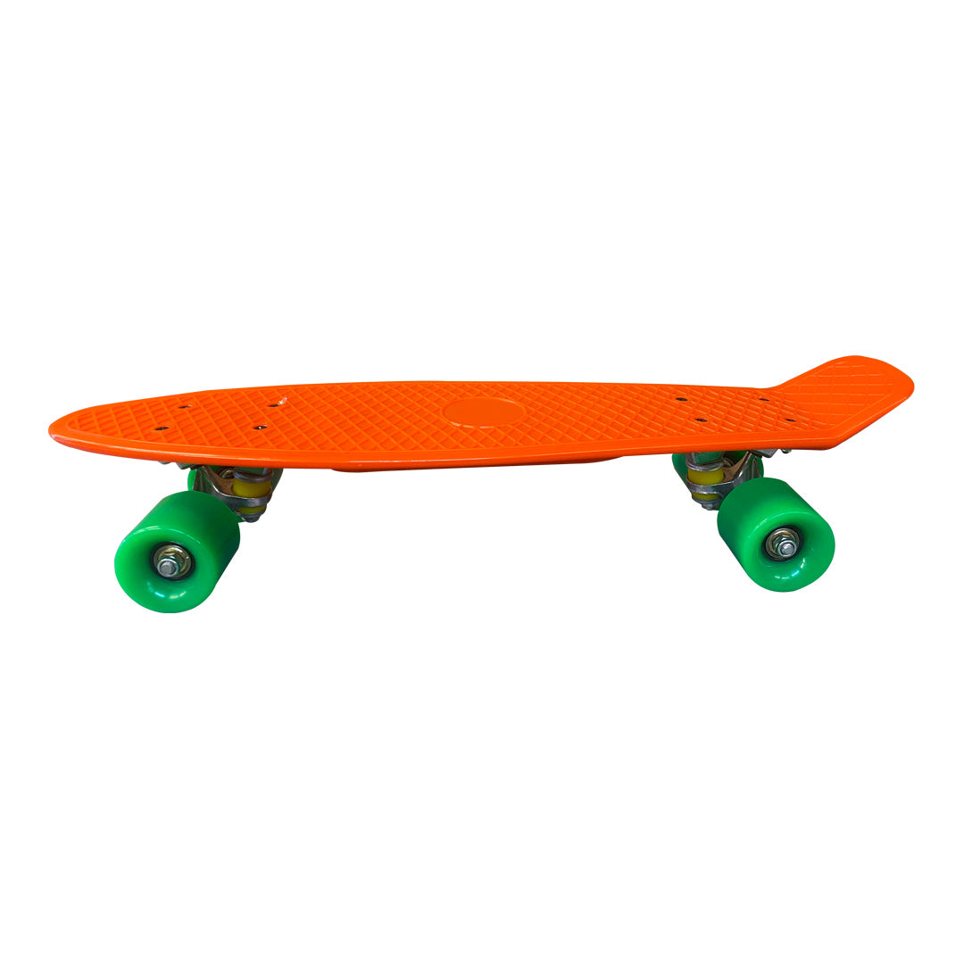 Patineta California Orange And Green Wheels
