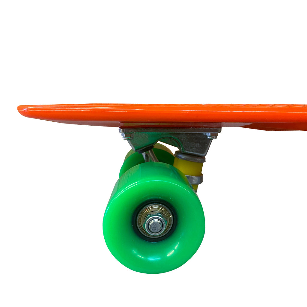 Patineta California Orange And Green Wheels