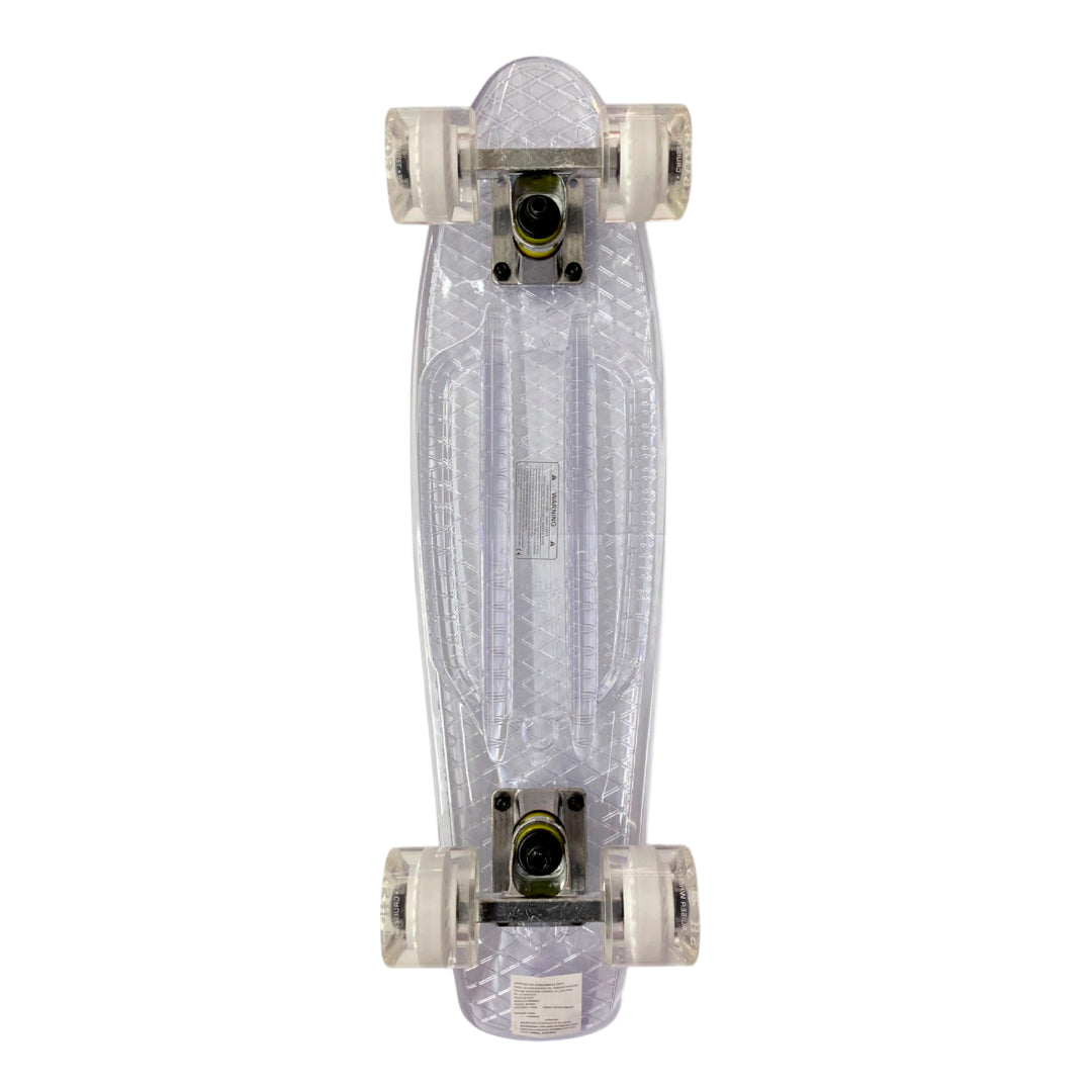 Patineta Fish White Glass