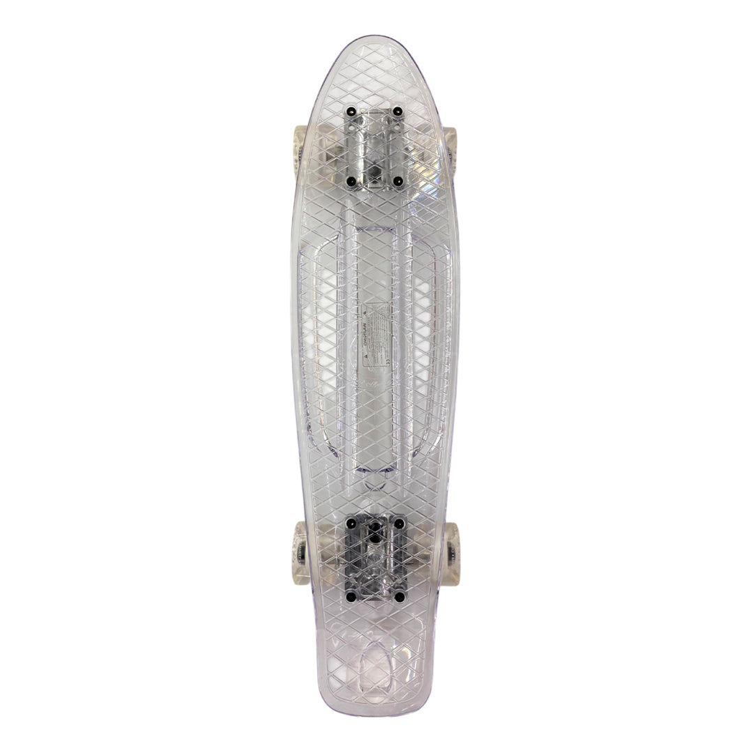 Patineta Fish White Glass
