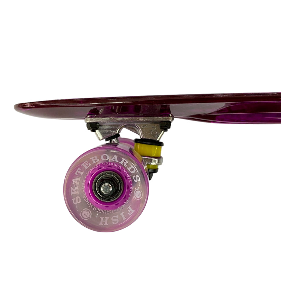 Patineta Fish Purple Glass