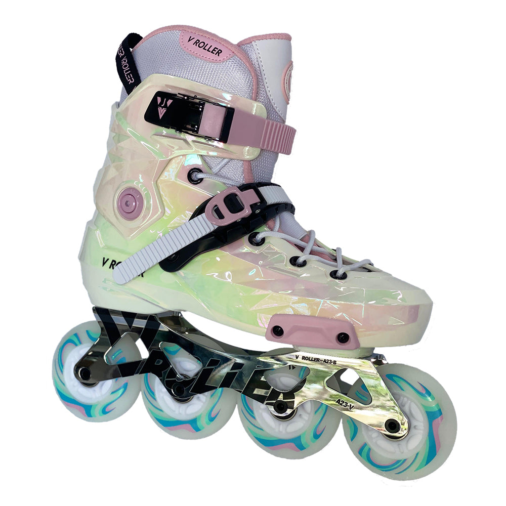 Patines V Roller Love Speed White Chrome