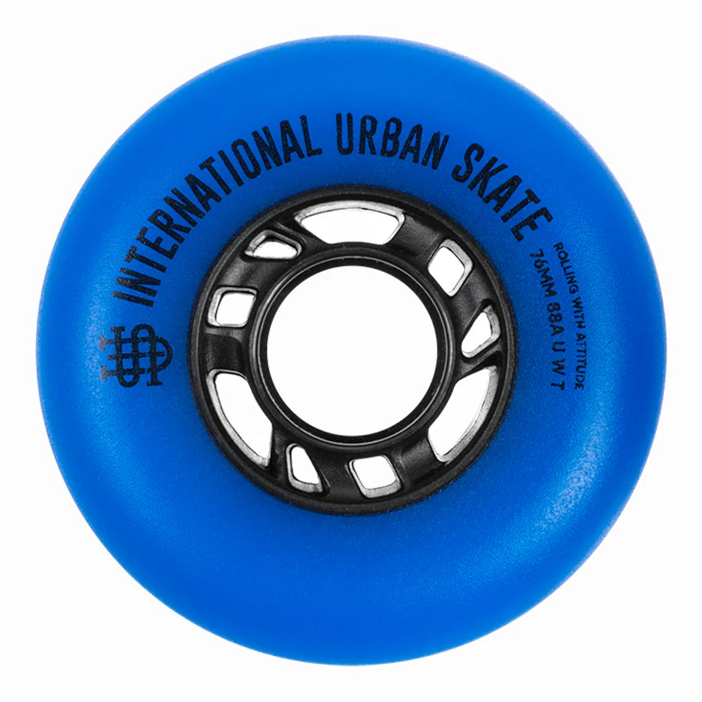 Ruedas IUS Azul Eléctrico 76mm (4-Pack)