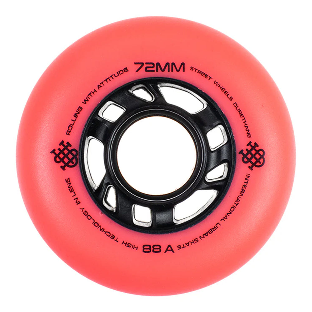 Ruedas IUS Rojo 72mm (8-Pack)