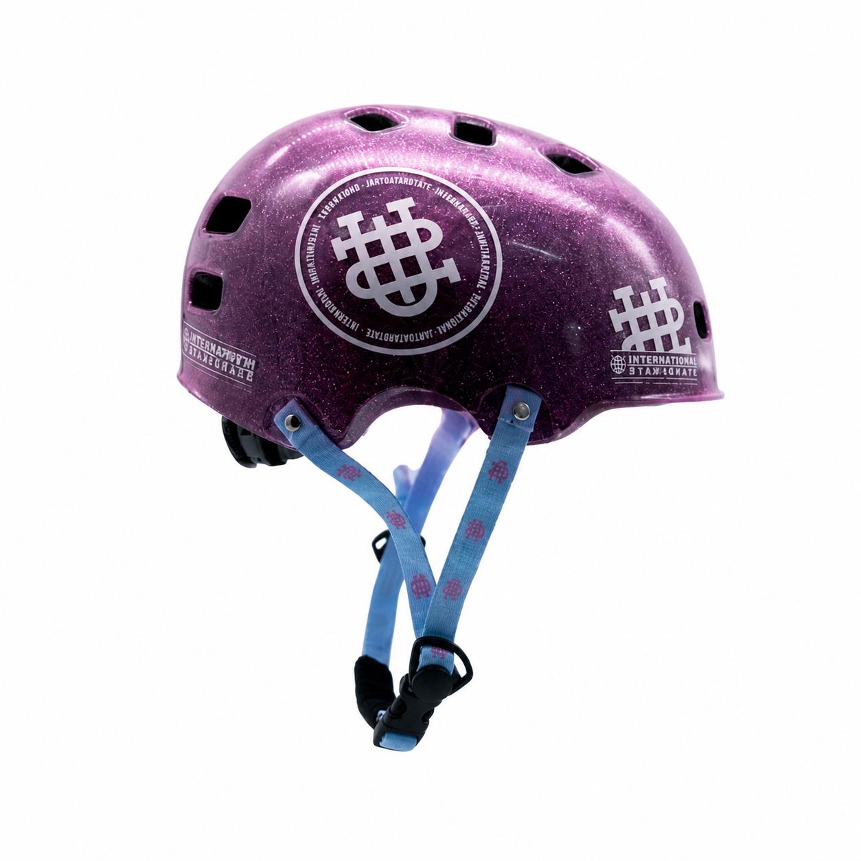 Casco IUS Ajustable Rosa Transparente